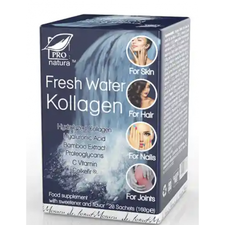 Fresh Water Kollagen, pulbere 20 de stick-uri - Pro Natura