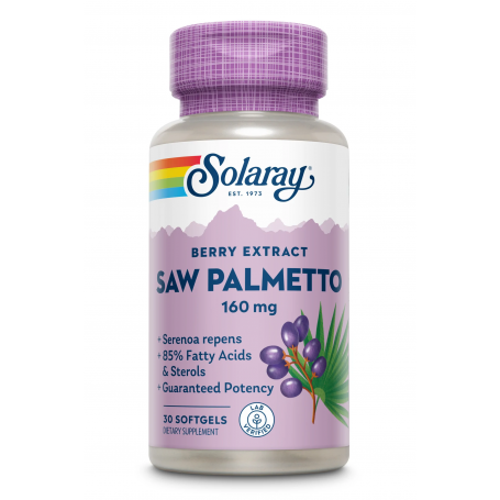 Saw Palmetto 160mg 30 capsule moi - Solaray - Secom