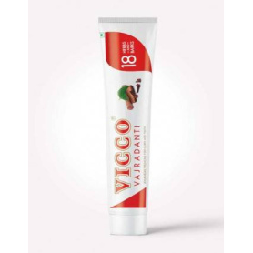 Pasta de dinti ayurvedica, fara fluor, cu 18 plante, 200 g, Vicco