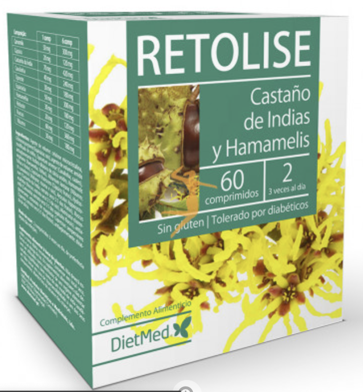 Retolise, Pentru Varice Si Hemoroizi 60tbl - Dietmed - Type Nature