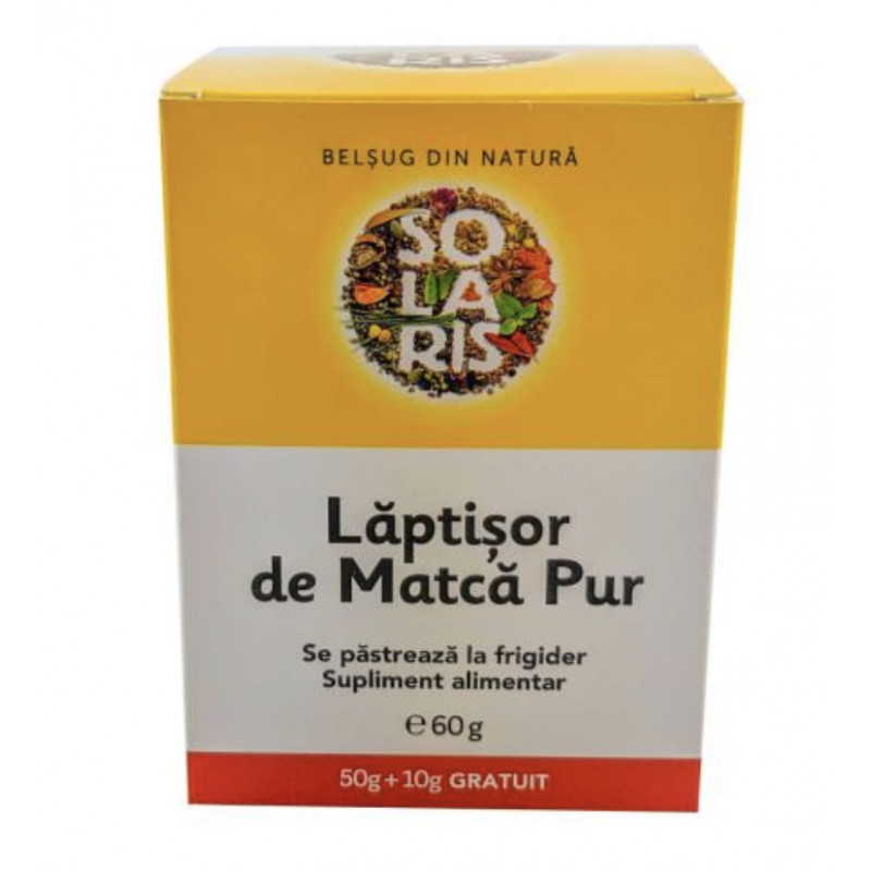 Laptisor de matca pur, 60g - Solaris