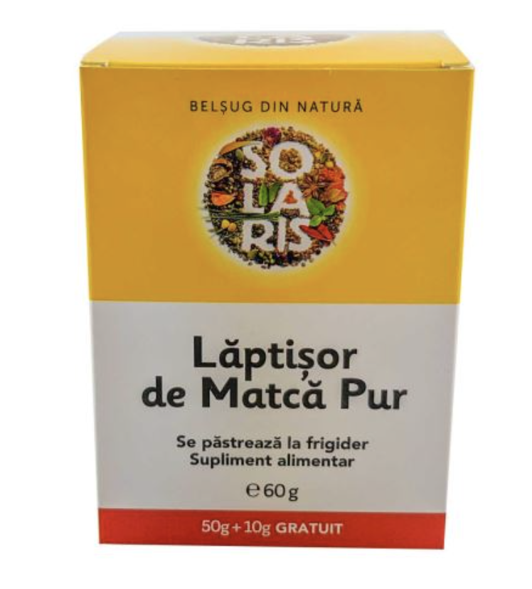 Laptisor de matca pur, 60g - Solaris