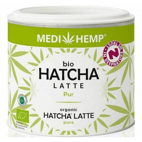Hatcha latte pur, eco-bio, 45g Medihemp