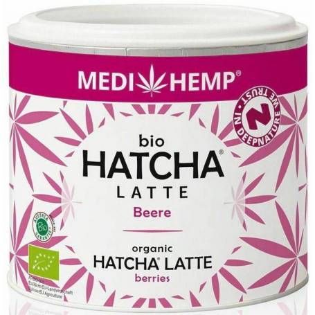 Hatcha latte cu fructe, eco-bio, 45g Medihemp