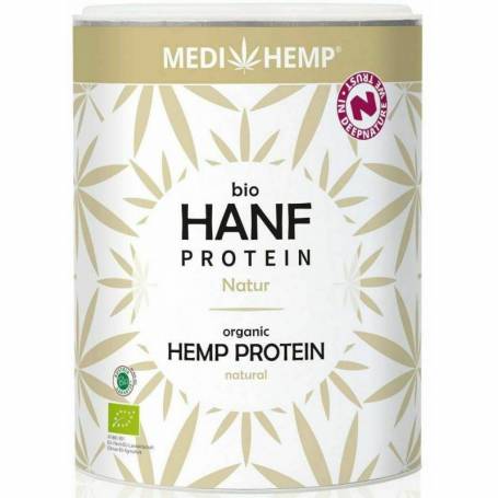 Proteina din canepa natur, eco-bio, 330g, Medihemp