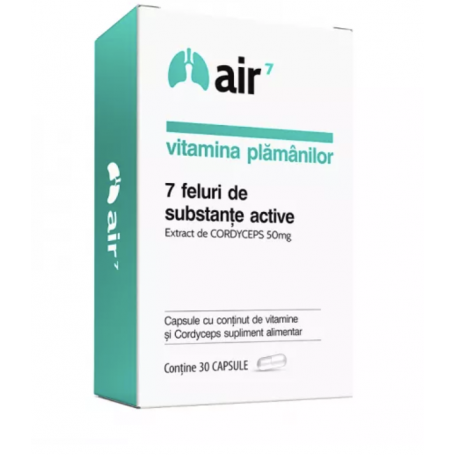 Air7 vitamina plamanilor, 30cps - Green Splid