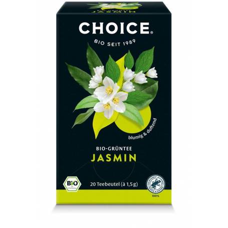 Ceai verde Jasmin Eco-Bio 20 pliculete - Choice