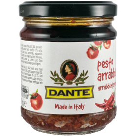 Sos pesto Arrabbiata, eco-bio, 180 g, Dante