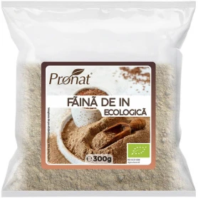 Faina din seminte de in, eco-bio, 300g - Pronat