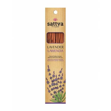 Betisoare parfumate naturale, indiene, Sattva Ayurveda Lavanda