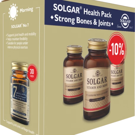 Pachet pentru sanatatea articulatiilor - HEALTH PACK BONES and JOINTS, SOLGAR
