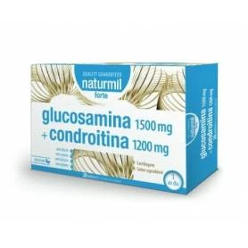 GLUCOSAMINA 1500mg + CHONDROITIN 1200mg pt articulatii, 15ml, 20 fiole, DIETMED - NATURMIL