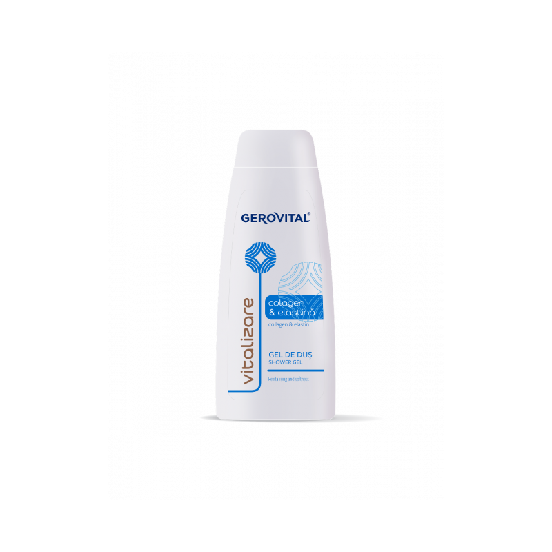 Gel de dus colagen si elastina 400ml, Gerovital