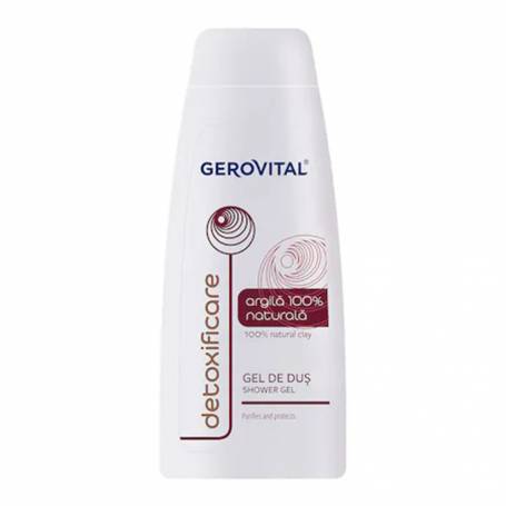 Gel de dus argila 100% naturala, 400ml, Gerovital