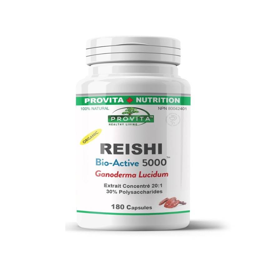 Reishi bio-active 5000, 180cps, Organika Provita