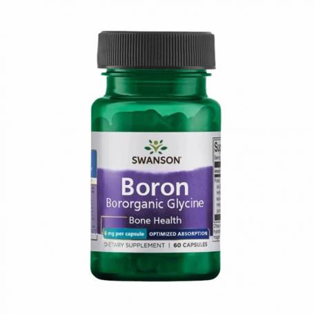 Boron Organic din Albion - Bor-organic Glycine, 6 mg, 60 capsule cu absorbtie optimizata, Swanson
