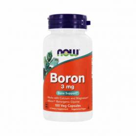 Boron - Bor Mineral, 3 mg, 100 capsule, Now Foods