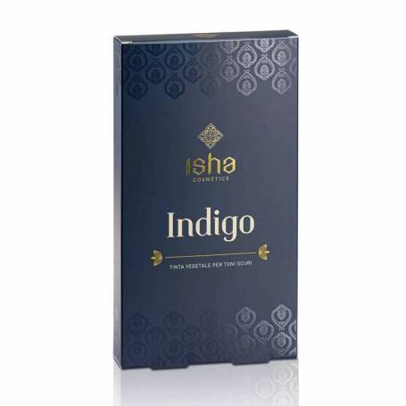 Vopsea de par naturala indigo, 100 g, Isha