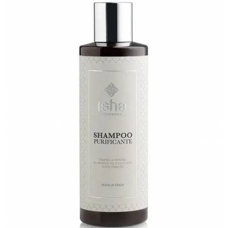 Sampon purificant cu argila Ghassoul, 200 ml, Isha