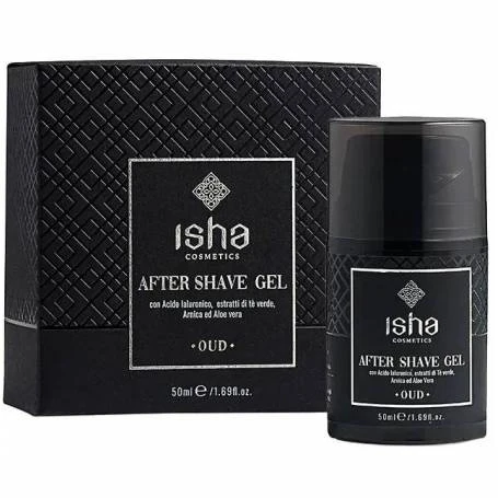 Gel after shave - dupa barbierit - cu acid hialuronic, 50 ml, Isha