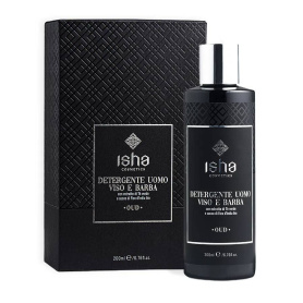 Sapun pentru curatarea fetei si a barbii, pentru barbati, 200 ml, Isha