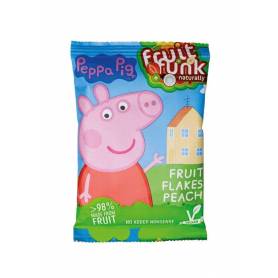 Gustare-jeleuri din fructe cu piersici - Peppa pig, vegan, fara zahar 16g Fruit Funk