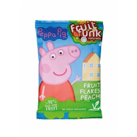 Gustare-jeleuri din fructe cu piersici - Peppa pig, vegan, fara zahar 16g Fruit Funk