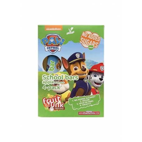 Baton din fructe cu mar - Paw Patrol, vegan, fara zahar, 4x20g, Fruit Funk