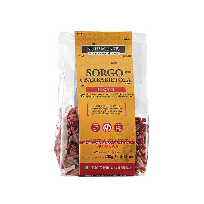 Paste cu faina de sorg si sfecla rosie, fara gluten, eco-bio, 250g
