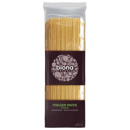 Spaghetti albe italiene din grau dur, eco-bio, 500g, Biona