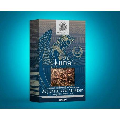 Crunchy cu seminte activate, raw, eco-bio 250g, LUNA