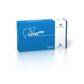 LIVOBLEU - ficat sanatos - 15 comprimate, BLEU PHARMA