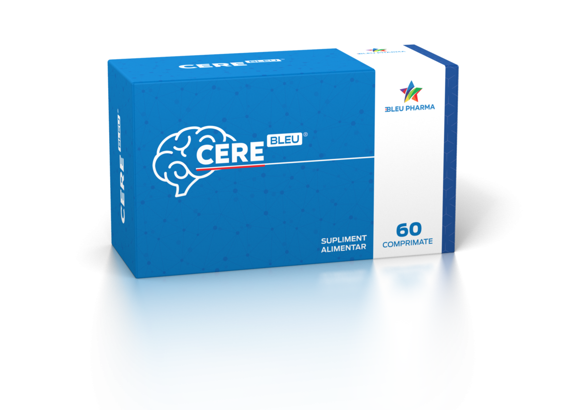Cerebleu - Neurotrofic Pentru Creier, 60 Comprimate, Bleu Pharma
