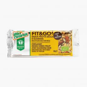 Baton fit susan, portocala si guarana 30g, Fit & GO, Probios