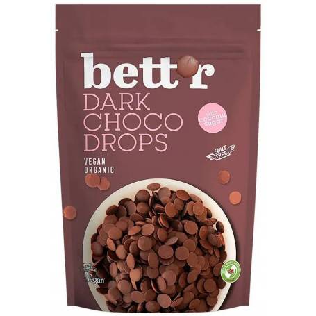 Choco drops Dark, eco-bio, 200g Bettr