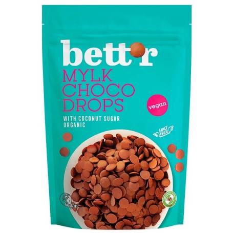 Choco drops Milk, eco-bio, 200g Bettr