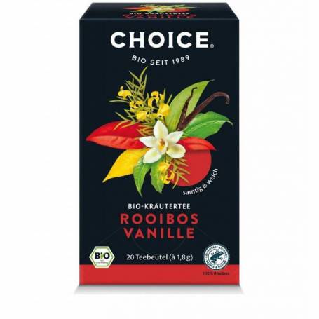 Ceai rooibos si vanilie Eco-Bio 20 pliculete - Choice