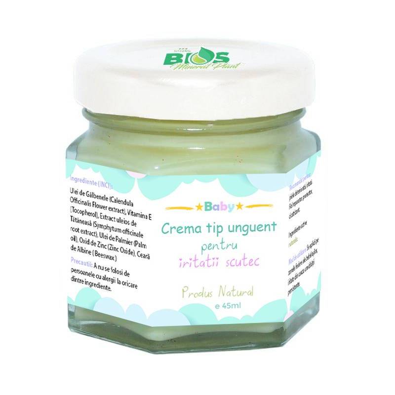 Crema tip Unguent pentru Iritatii Scutec, 45 ml, Bios Mineral Plant