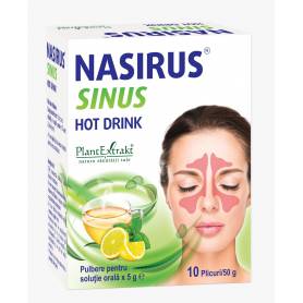 NASIRUS SINUS HOT DRINK 10 plicuri, Plantextrakt