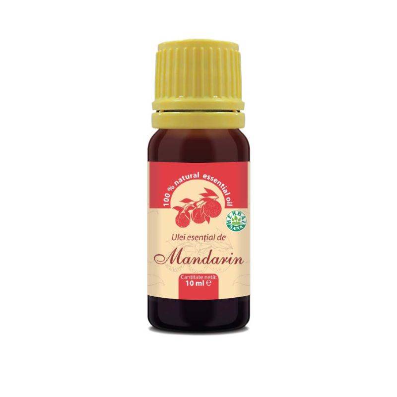 Ulei Esential De Mandarin 10ml (uz Extern) HERBAVIT