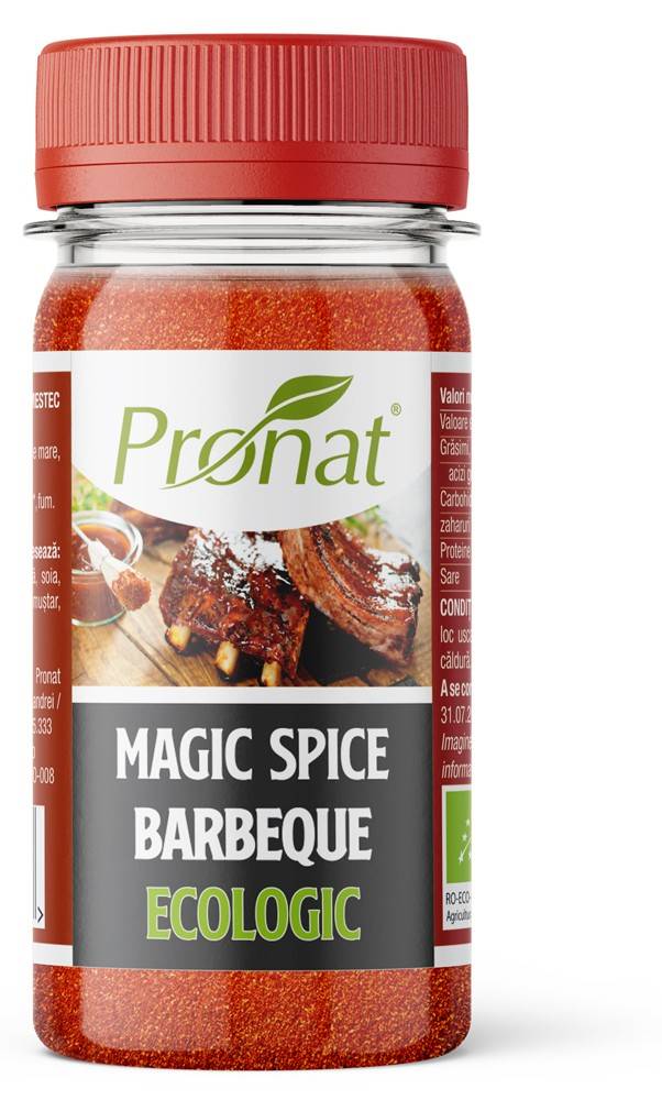 Magic Spice Barbecue, Amestec De Condimente Pentru Gratar, Eco-bio, 70 G, Pronat