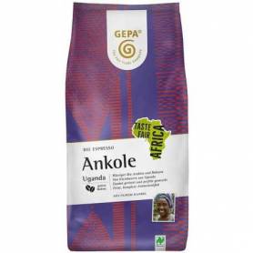 Cafea boabe pentru espresso - Ankole (origine Uganda), 1 Kg, GEPA