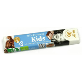 Ciocolata cu lapte si umplutura de crema de lapte, eco-bio, 37,5 g, Fairtrade - GEPA