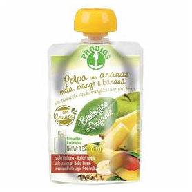 PULPA DE ANANAS, MAR, MANGO, BANANA SI CANEPA - DOYPACK, eco-bio, 100g, Probios