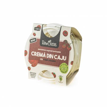 Crema de brawnza cu Rosii uscate, eco-bio, 150g, Rawckers