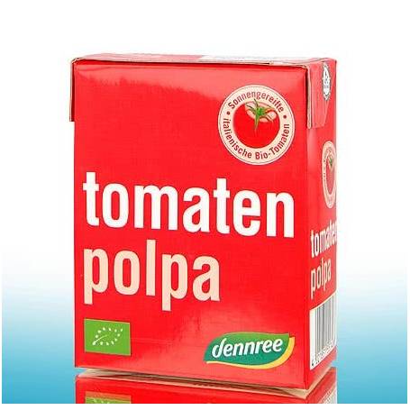 Pulpa de tomate, 390ml, eco-bio, Dennree