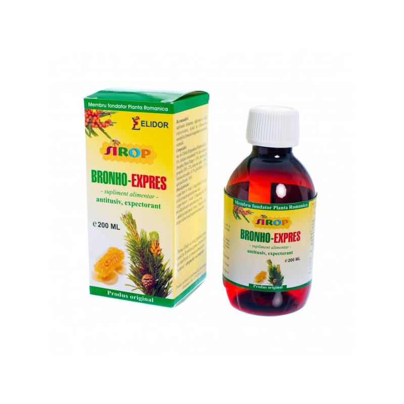 Sirop Bronho-Express, tuse si infectii respiratorii, 200 ml, Pontica