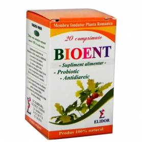 BIOENT, probiotic, antidiareic, 20 comprimate, PONTICA-ELIDOR