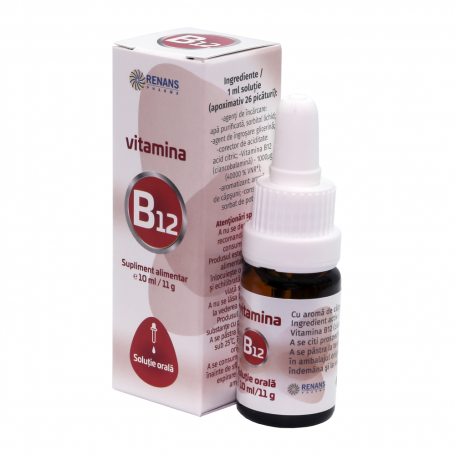 VITAMINA B12, solutie, 10ml, RENANS PHARMA