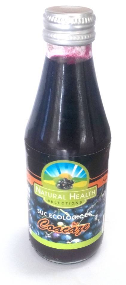 Suc de coacaze eco-bio 200ml - natural health